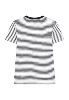 Футболка с принтом L'ICONIQUE RAY Petit Bateau, темно-синий