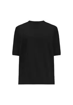 Футболка с принтом LA MANIA, черный