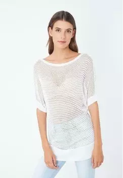 Футболка с принтом La Morena, белый