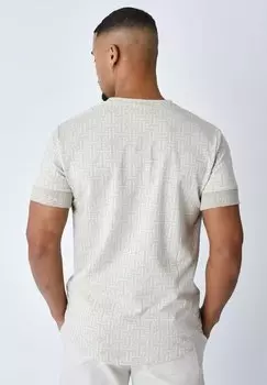 Футболка с принтом Labyrinthe Project X Paris, серая