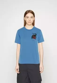 Футболка с принтом Lacoste