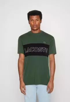 Футболка с принтом Lacoste