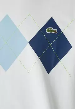 Футболка с принтом Lacoste, белый