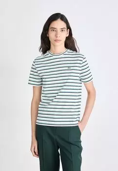 Футболка с принтом Lacoste, белый