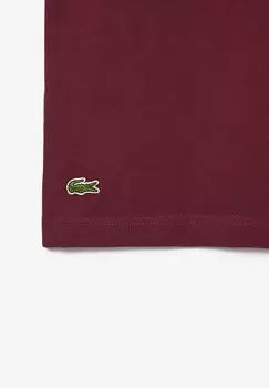 Футболка с принтом Lacoste, Бордо
