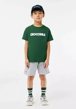 Футболка с принтом Lacoste, цвет vert sapin