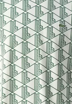 Футболка с принтом Lacoste, кремовый