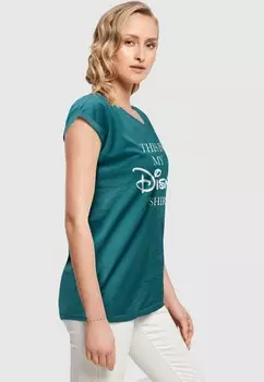 Футболка с принтом LADIES DISNEY ABSOLUTE CULT, бирюзовый