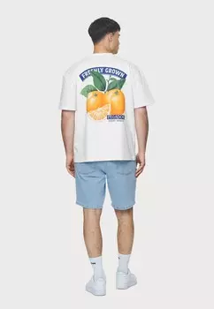 Футболка с принтом LANDON TEE Pegador, белый