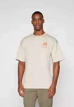 Футболка с принтом LANDROAMER CREW Columbia, серый