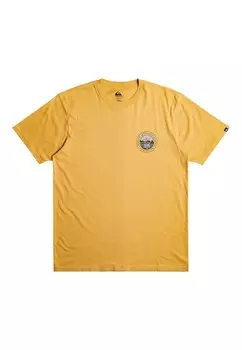 Футболка с принтом LANDSCAPES Quiksilver, желтый