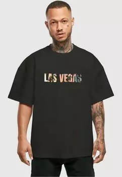 Футболка с принтом LAS VEGAS X ULTRA HEAVY Merchcode, цвет black