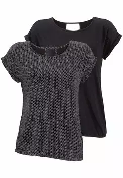 Футболка с принтом LASCANA