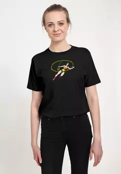 Футболка с принтом LASSO OF TRUTH Henry Tiger, черный