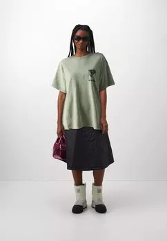 Футболка с принтом Late Admission Dad BDG Urban Outfitters, шалфей