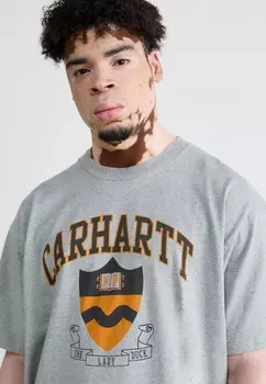 Футболка с принтом LAZY DUCK ACADEMY Carhartt WIP, серый