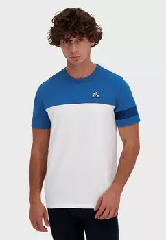Футболка с принтом le coq sportif, синий