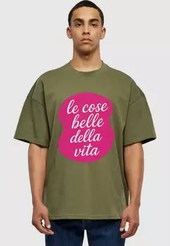 Футболка с принтом LE COSE BELLE DELLA VITA TEE 2Y Studios, оливковый