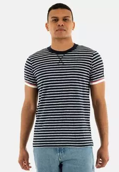 Футболка с принтом Le Temps Des Cerises, синий