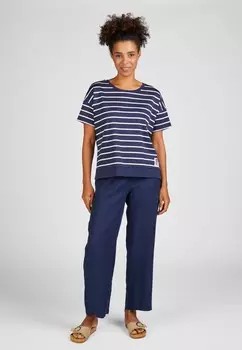 Футболка с принтом LeComte, темно-синий