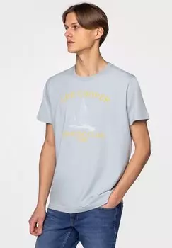 Футболка с принтом Lee Cooper, светло-синий