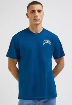 Футболка с принтом Lee, синий