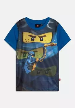Футболка с принтом LEGO kidswear, цвет blue