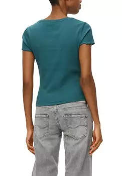 Футболка с принтом LEICHT QS, бирюзовый