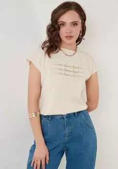 Футболка с принтом LELA