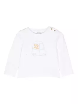 Футболка с принтом Lemon Van Knot, белый