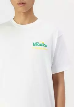 Футболка с принтом LEMONADE UNISEX On Vacation, белый