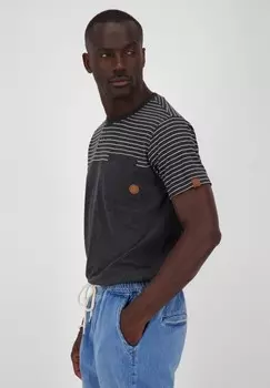 Футболка с принтом LEOPOLDAK alife & kickin, черный