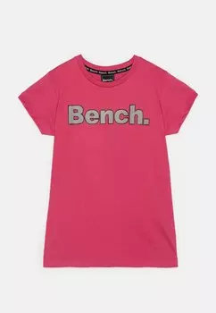 Футболка с принтом LEORA Bench, цвет brightrose