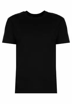 Футболка с принтом LES HOMMES, черный