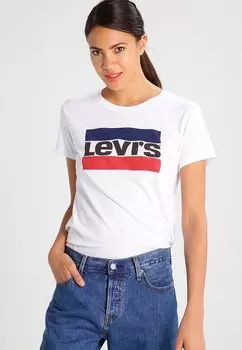 Футболка с принтом Levi's, белый