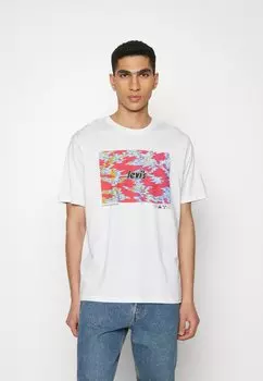 Футболка с принтом Levi's, белый