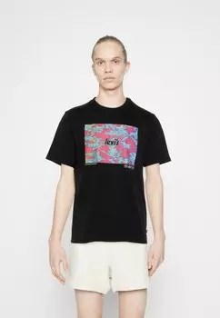 Футболка с принтом Levi's, черный
