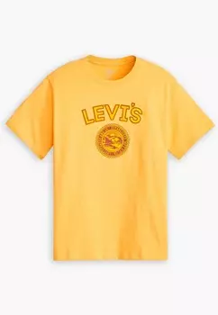 Футболка с принтом Levi's, желтый