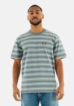 Футболка с принтом LEWISTOWN STRIPE Dickies, темно-серый