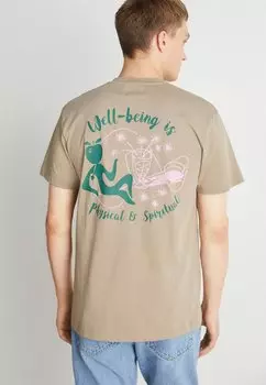 Футболка с принтом Libertine-Libertine BEAT WELL BEING UNISEX, цвет taupe