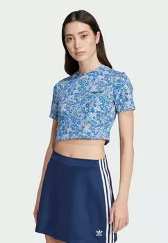 Футболка с принтом LIBERTY LONDON TONAL TEE Adidas Originals, мультиколор
