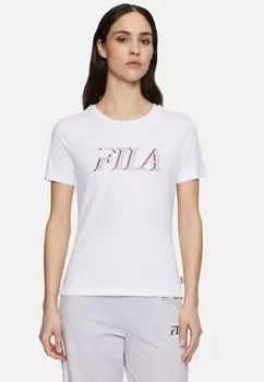 Футболка с принтом LIER Fila, белый