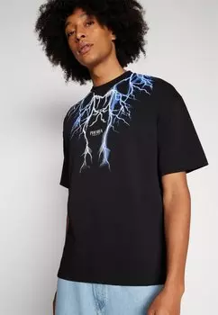 Футболка с принтом LIGHTNING PHOBIA ARCHIVE, черный