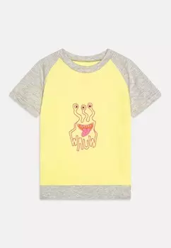 Футболка с принтом LIL MONSTER UNISEX WAUW CAPOW, желтый