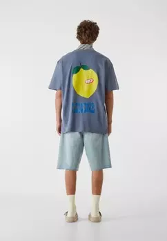 Футболка с принтом LIME FIZZ Lost Youth, синий