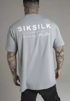 Футболка с принтом Limited Edition SIKSILK, цвет grey