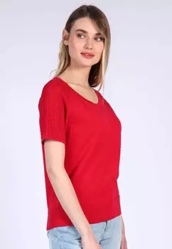 Футболка с принтом LINA Lykka du Nord, красный