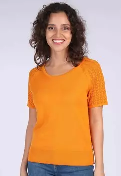 Футболка с принтом LINA Lykka du Nord, оранжевый