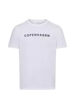 Футболка с принтом Lindbergh, белый