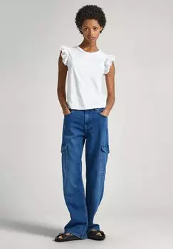 Футболка с принтом LINDSAY Pepe Jeans, цвет white